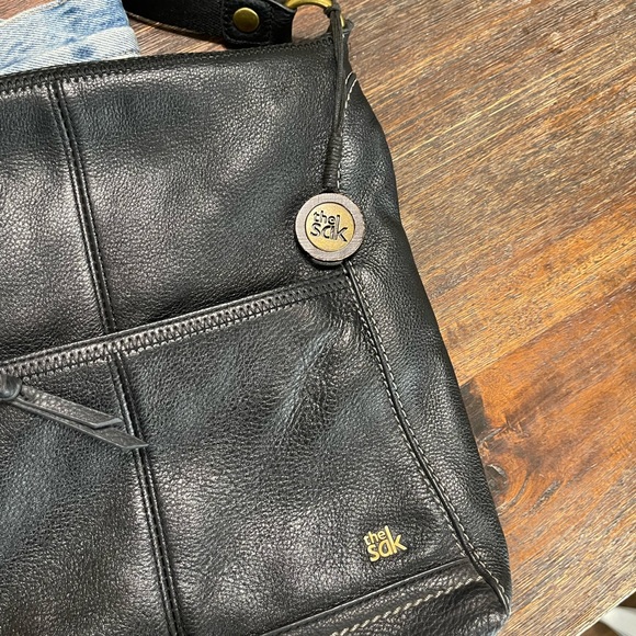 The Sak Crossbody Black Leather handbag - Picture 3 of 15